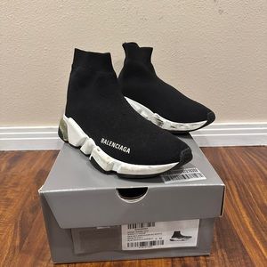 Balenciaga speed trainers size 6 black